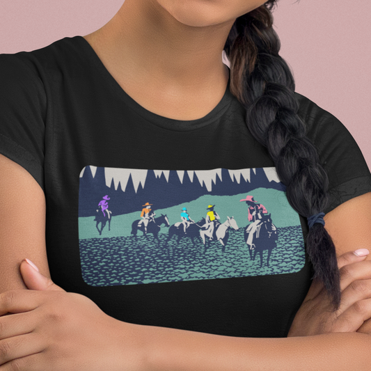 Cowboys and horses t-shirt