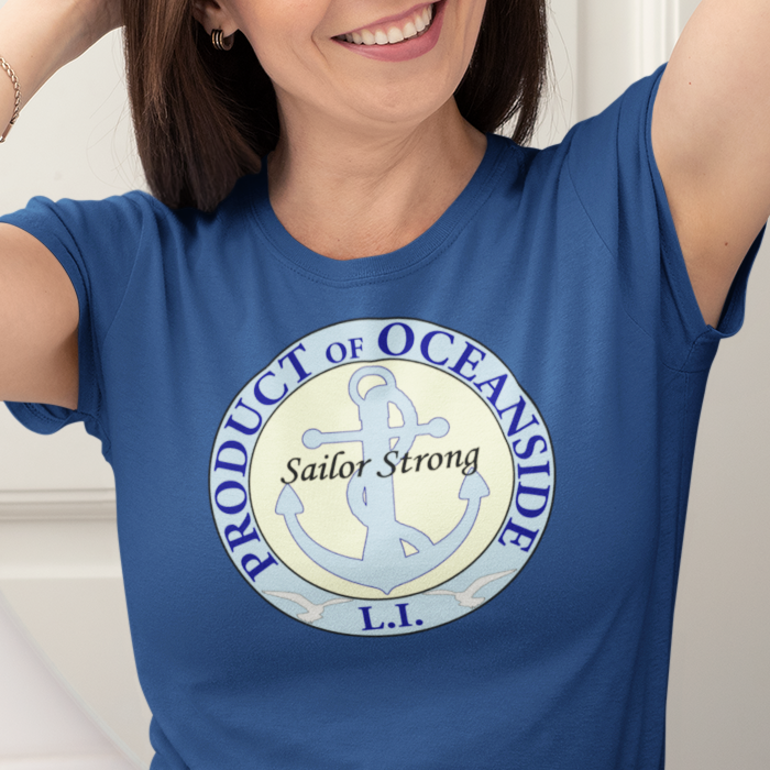 Product of Oceanside women's t-shirt