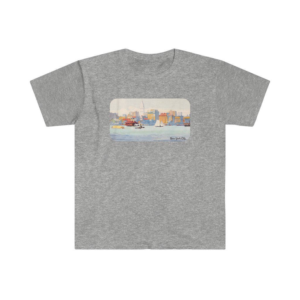 Old New York River View - Unisex T-Shirt