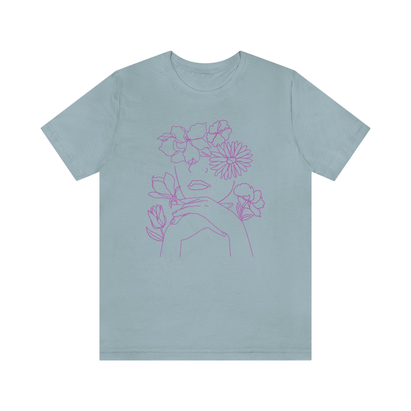 Woman Among the Flowers - Unisex T-Shirt