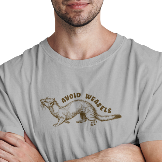 Avoid weasels t-shirt