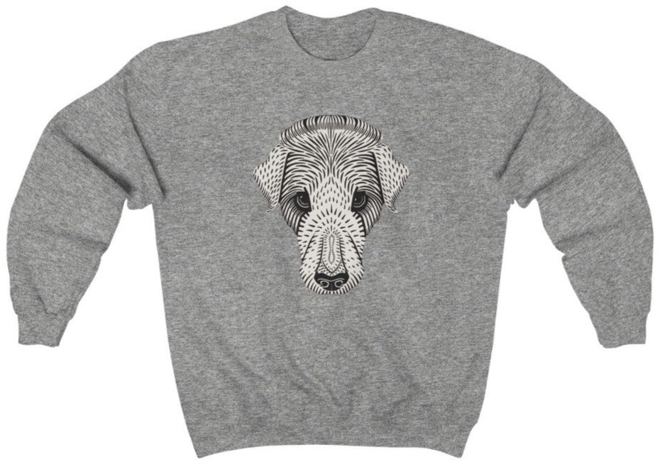 Dog face sweatshirt