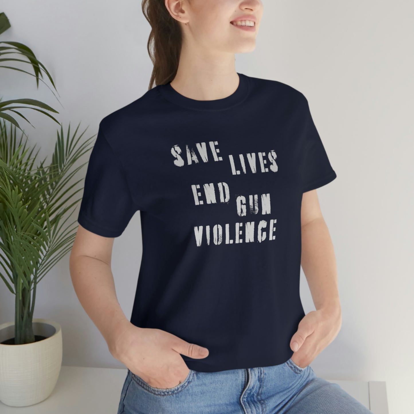 Save Lives End Gun Violence - Unisex T-Shirt