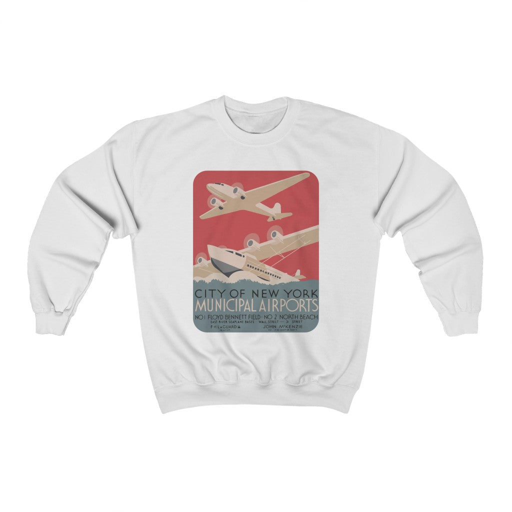 NYC Municipal Airports - Unisex Sweatshirt