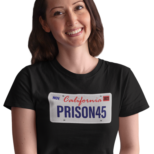 Prison 45 California Plate - Women's T-Shirt